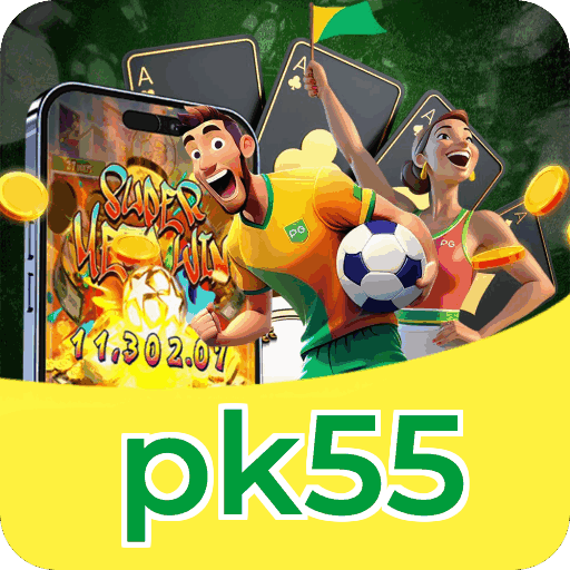 Resumo do fluxo de instalação do app pk55 — ilustração editorial